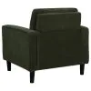 Coaster Fine Furniture 511216 Ruth - Fabric Upholstered Track Arm Accent Chair - Matcha Green