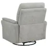 Coaster Fine Furniture 610423P Adler - Upholstered Power Swivel Glider Recliner - Ivory