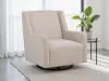 Coaster Fine Furniture 903930 Sorrel - Fabric Upholstered Swivel Glider Arm Chair - Latte