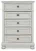 Ashley Furniture B742-45 Robbinsdale - Five Drawer Chest - Youth - Antique White