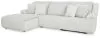 Ashley Furniture 92706S7 Ashley Furniture 92706S7 Top Tier - 3-Piece Reclining Sectional Sofa With Laf Press Back Chaise - Alloy