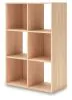 Ashley Furniture EA2444-3X2 Ashley Furniture EA2444-3X2 Piperton - Six Cube Organizer - Tan