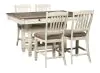 Ashley Furniture D647/32/124(4) Ashley Furniture D647/32/124(4) Bolanburg - 5 Pc. - Counter Table, 4 Barstools - Beige