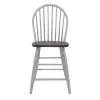Liberty Furniture 139WH-B100024 Liberty Furniture 139WH-B100024 Farmhouse - Windsor Back Counter Chair - Two Tone White / Wood Tone