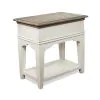 Riverside Furniture 59513 Riverside Furniture 59513 Myra - Chairside Table - Natural / Paperwhite