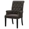 CoasterEssence 115173 Alana - Velvet Upholstered Dining Arm Chair - Brown