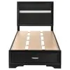 CoasterEveryday 206361T Miranda - Wood Twin Storage Panel Bed - Black