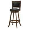 CoasterEssence 101920 Broxton - Upholstered Swivel Bar Chair (Set of 2) - Chestnut