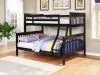 CoasterEveryday 460259 Chapman - Wood Twin Over Full Bunk Bed - Black