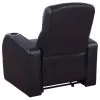 CoasterEssence 600001 Cyrus - Upholstered Track Arm Recliner - Black