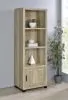 Coaster Fine Furniture 707746 Sachin - 3-Shelf Engineered Wood Media Tower - Distressed Pine
