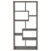 CoasterEveryday 800510 Theo - 7-Shelf Bookshelf - Weathered Gray