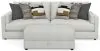 Jackson Furniture Industries 2405/36/37/77/3-11 Jackson Furniture Industries 2405/36/37/77/3-11 Trevor - 2 Piece Extra Deep Oversized Sofa With 1 Included Storage Cocktail Ottoman - Chalk