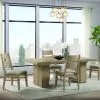 Intercon NS-CH-1189C-WSN-RTA Nash - Panel Back Side Chair - Weathered Sand