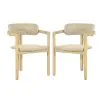 New Classic G6201-DC Sedona - Wood And Wicker Patio Dining Chair (Set of 2) - Natural / Brown