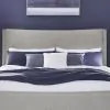 Liberty Furniture 694-BR13HU New Haven - Queen Upholstered Panel Headboard - Sanctuary White