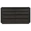 Coaster Fine Furniture 222493 Leandro - 8-Drawer Bedroom Dresser Cabinet - Burnished Black