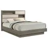 Coaster Fine Furniture 224981QB3 Fenwick - Queen Side Rails & Slats, Box 3 of 3 - Gray Oak