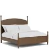 Riverside Furniture 61773-61771-61772 Calhoun - Queen Panel Bed - Whiskey Oak