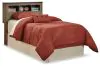 Ashley Furniture B446-63 Ashley Furniture B446-63 Trinell - Twin Bookcase Headboard - Brown