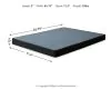 Ashley Sleep® M78X92 Ashley Sleep® M78X92 Low Profile - Cal King Foundation - Black