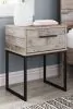 Ashley Furniture EB2320-291 Neilsville - One Drawer Night Stand - Vinyl-Wrapped - Whitewash