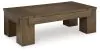 Ashley Furniture T763-9 Rosswain - Lift Top Cocktail Table - Warm Brown