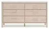Ashley Furniture B2615-231 Cadmori - Six Drawer Dresser - Two-Tone
