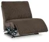 Ashley Furniture 92705S12 Ashley Furniture 92705S12 Top Tier - 4-Piece Reclining Sectional With Laf Press Back Chaise - Chocolate