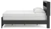 Ashley Furniture PCB1118B2 Ashley Furniture PCB1118B2 Broachmyn - Queen Bookcase Bed - Black / Gray
