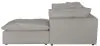 Jackson Furniture Industries 4445/31/59/28/4-26 Jackson Furniture Industries 4445/31/59/28/4-26 Posh - 4 Piece Modular Sectional With 1 Armless, 2 Corners, 1 Cocktail Ottoman - Dove