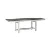 Liberty Furniture 182-CD-O7TRS Liberty Furniture 182-CD-O7TRS Brook Bay - 7 Piece Trestle Table Set - Textured White / Carbon Gray