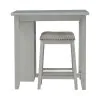 Liberty Furniture 942W-CD-3CTS Liberty Furniture 942W-CD-3CTS Brook Creek - 3 Piece Counter Set - White