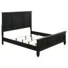 CoasterEssence 201321Q-S5 Sandy Beach - Queen 5 Piece Bedroom Set - Black