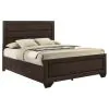 CoasterEveryday 204390Q Kauffman - Wood Queen Storage Panel Bed - Dark Cocoa