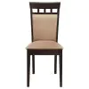 CoasterEveryday 100773 Gabriel - Closed Back Side Chairs (Set of 2) - Cappuccino
