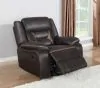 CoasterEveryday 651356 Greer - Upholstered Swivel Glider Recliner Chair - Brown
