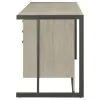 CoasterEssence 805881 Loomis - 4-Drawer Computer Desk - Whitewashed Gray
