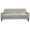 Coaster Fine Furniture 506785-S2 Bowen - 2 Piece Upholstered Track Arm Tufted Sofa Set - Beige