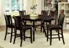 Furniture of America CM3984DK-PC-2PK Brent - Counter Height Chair (Set of 2) - Dark Cherry / Espresso