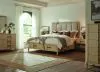 Samuel Lawrence Furniture S952-BR-K4 Kendall - King Upholstered Storage Bed - Light Brown