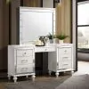 New Classic 02-9698W-VM New Classic 02-9698W-VM Valentino - Vanity Table & Mirror - White