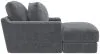 Jackson Furniture Industries 344519-2062/28-2063/28 Jackson Furniture Industries 344519-2062/28-2063/28 Cozy - Chaise With USB - Gunmetal