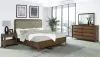 Coaster Fine Furniture 223321KW-S4 Maderia - 4 Piece California King Bedroom Set - Walnut