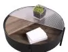 Coaster Fine Furniture 707898 Ozella - Round Coffee Table With Hidden Storage Sandy - Black