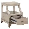 Liberty Furniture 694-OT1021 New Haven - Chairside Table - Sanctuary White