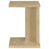 Coaster Fine Furniture 930275 Clower - Engineered Wood C-Shaped Sofa Side Table - Light Oak