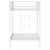 Coaster Fine Furniture 460361WHT Alevera - Metal Twin Over Twin Bunk Bed With Ladder - White