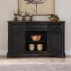Liberty Furniture 244B-SR6238 Liberty Furniture 244B-SR6238 Magnolia Manor - Server - Weathered Bark & Antique Black