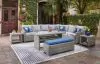 Ashley Furniture P439-625 Naples Beach - RECT Multi-Use Table - Light Gray